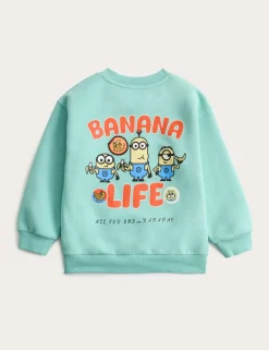 Cotton Rich Minionsâ„¢ Graphic Sweatshirt (2-8 Yrs)