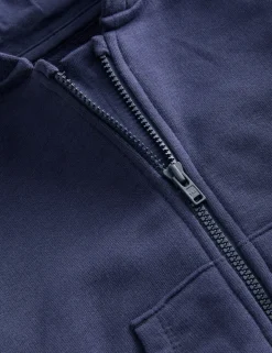 Cotton Rich Navy Zip Through Hoodie (0-3 Yrs)