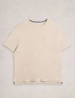 Cotton Rich Nep Crew Neck T-Shirt