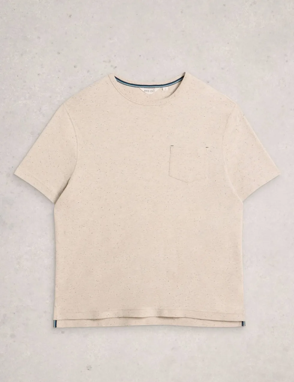Cotton Rich Nep Crew Neck T-Shirt