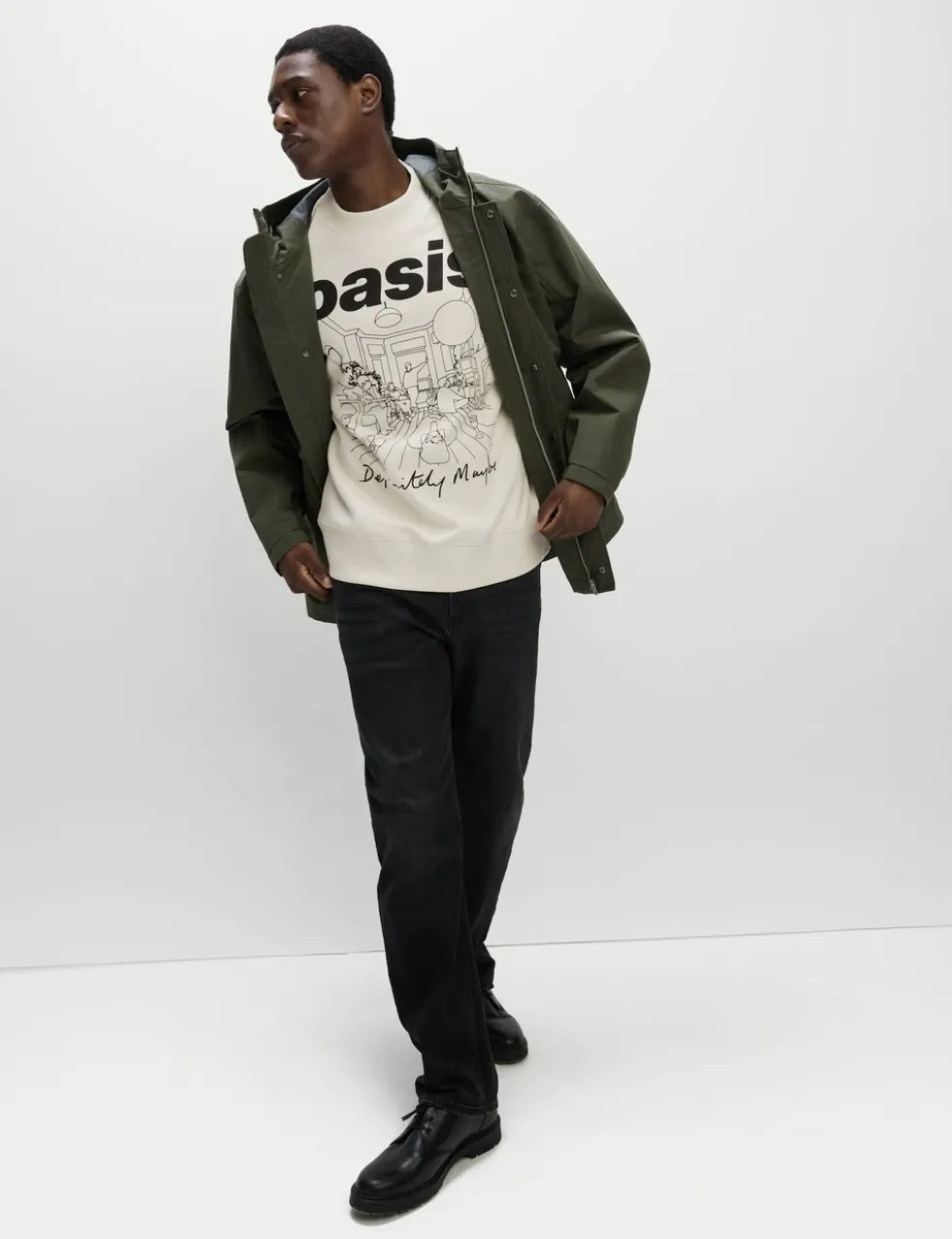 Cotton Rich Oasis Graphic Sweatshirt