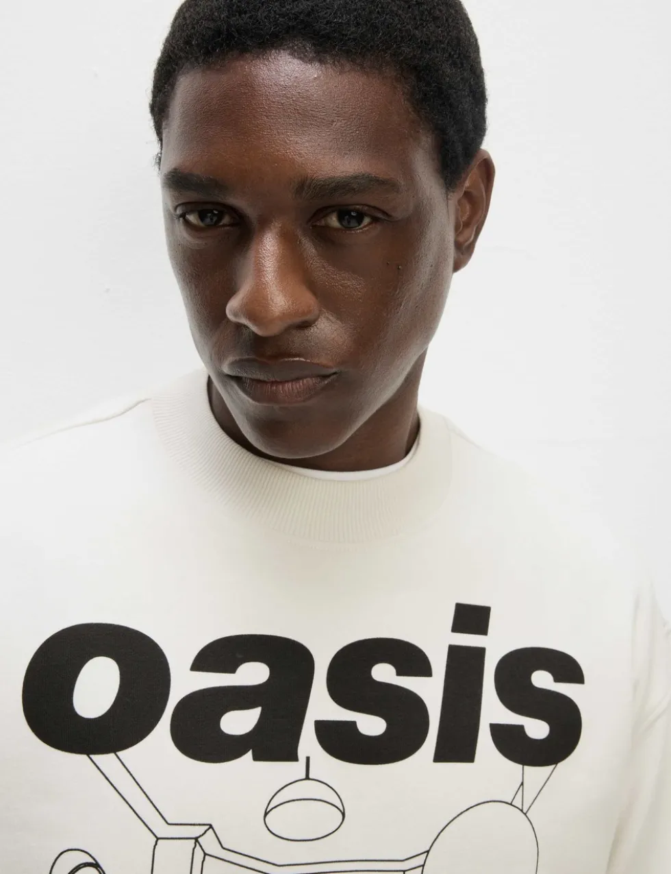 Cotton Rich Oasis Graphic Sweatshirt