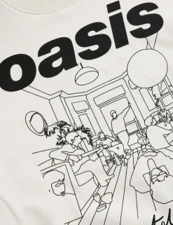 Cotton Rich Oasis Graphic Sweatshirt