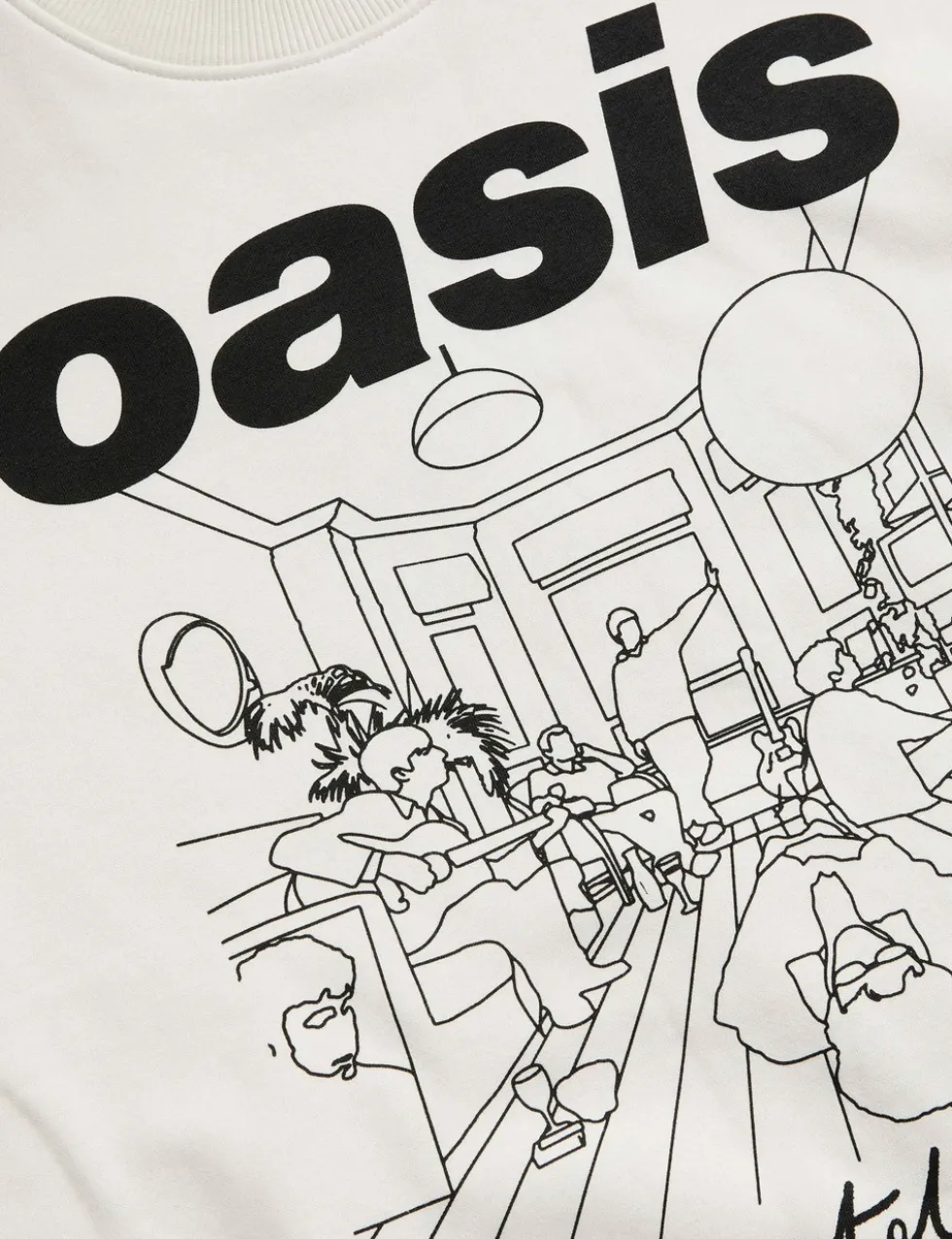 Cotton Rich Oasis Graphic Sweatshirt