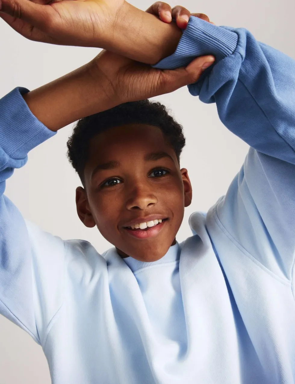 Cotton Rich Ombre Back Graphic Sweatshirt (6-16 Yrs)