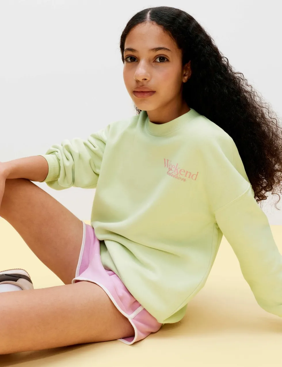 Cotton Rich Oversized Sweatshirt (6-16 Yrs)