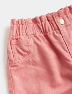 Cotton Rich Paperbag Jeans (0-6 Yrs)