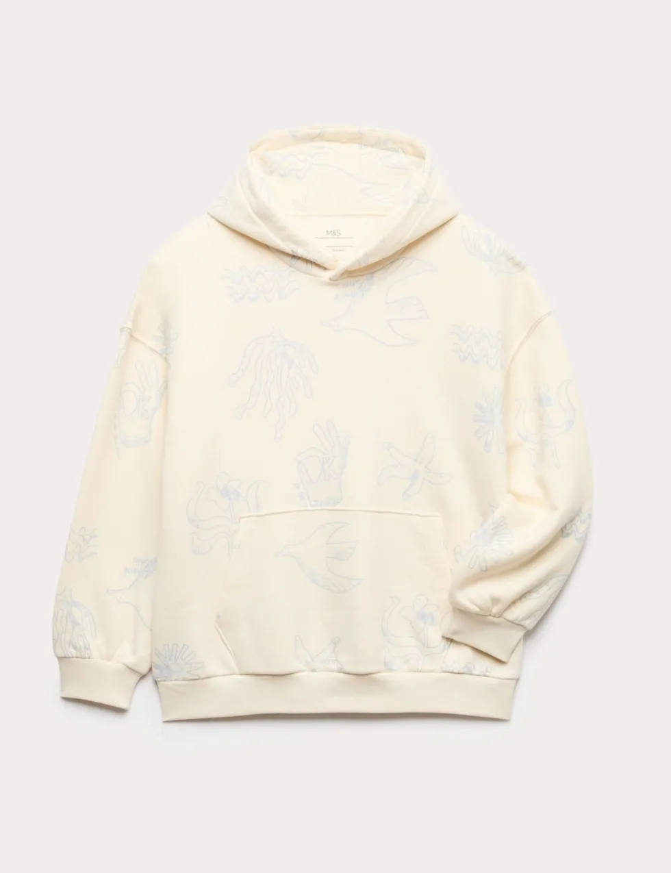 Cotton Rich Patterned Hoodie (6-16 Yrs)