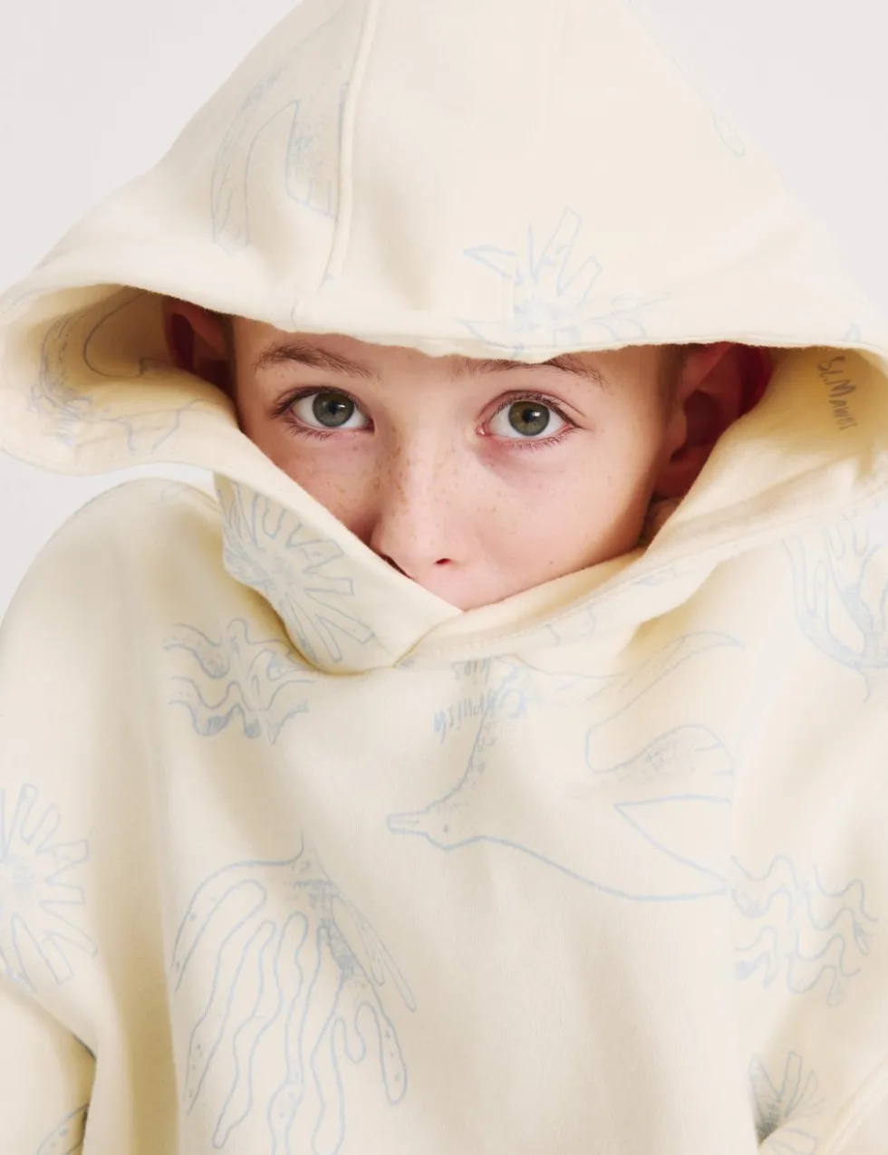 Cotton Rich Patterned Hoodie (6-16 Yrs)