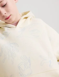 Cotton Rich Patterned Hoodie (6-16 Yrs)