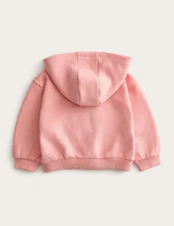 Cotton Rich Pink Zip Hoodie (0-3 Yrs)