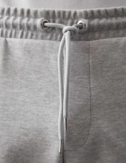 Cotton Rich Pintuck Straight Leg Joggers