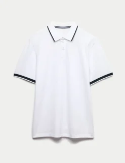 Cotton Rich Pique Club Sports Polo Shirt