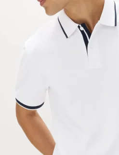 Cotton Rich Pique Club Sports Polo Shirt
