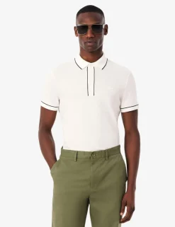 Cotton Rich Pique Tipped Polo Shirt