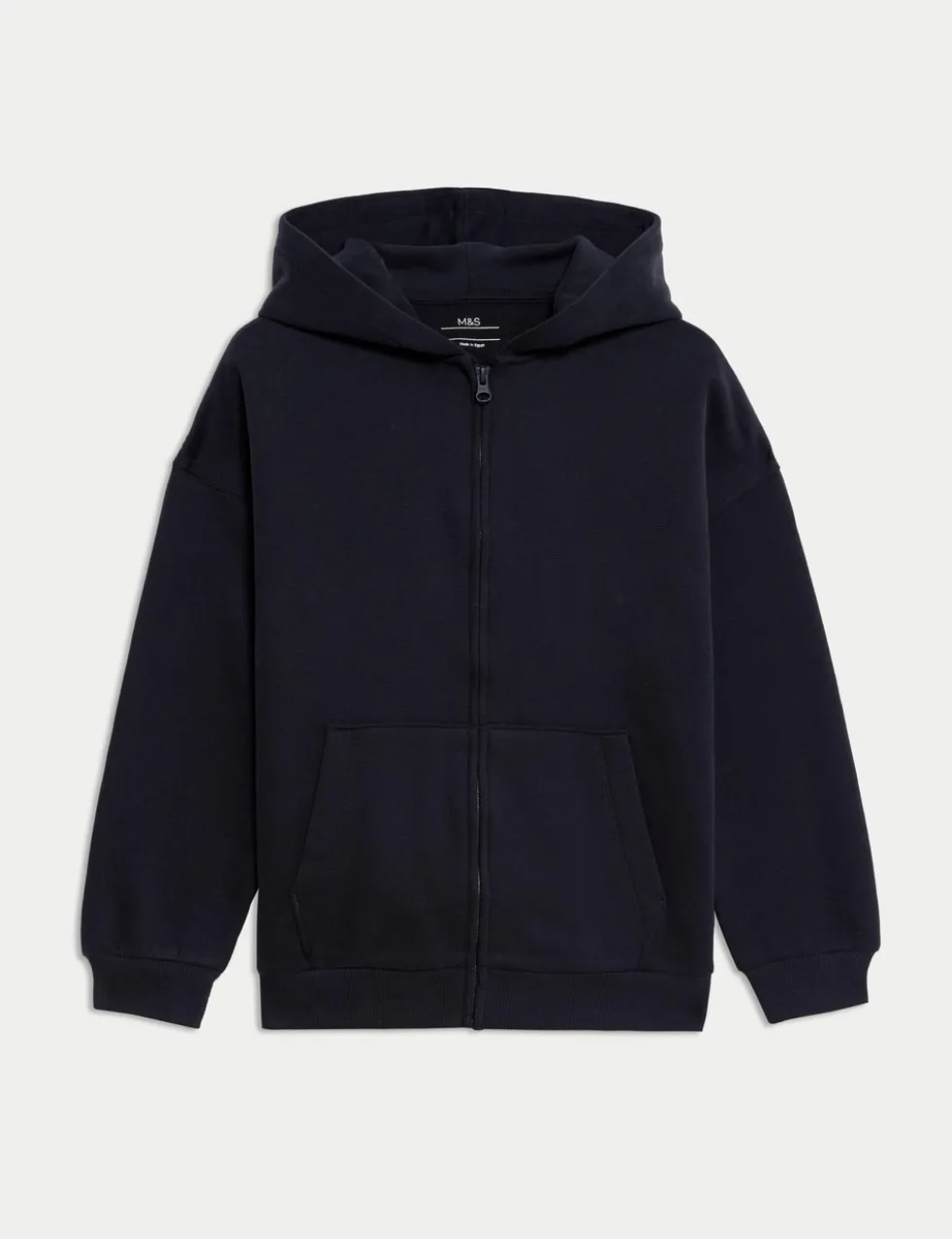 Cotton Rich Plain Hoodie (6-16 Yrs)