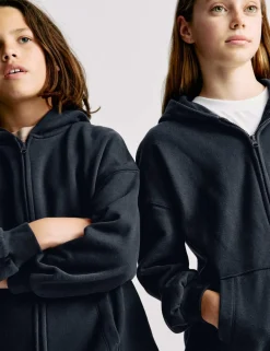 Cotton Rich Plain Hoodie (6-16 Yrs)
