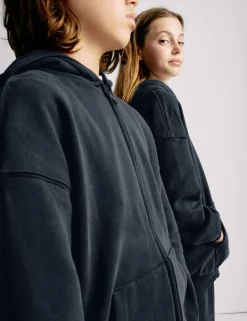 Cotton Rich Plain Hoodie (6-16 Yrs)