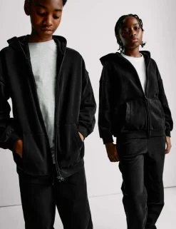 Cotton Rich Plain Hoodie (6-16 Yrs)