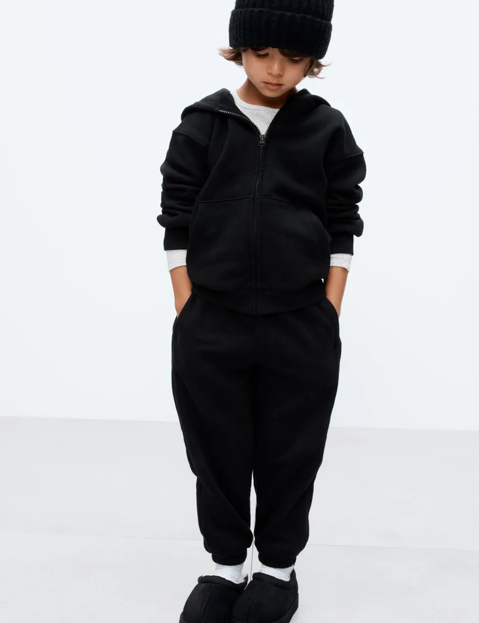 Cotton Rich Plain Joggers (2-8 Yrs)