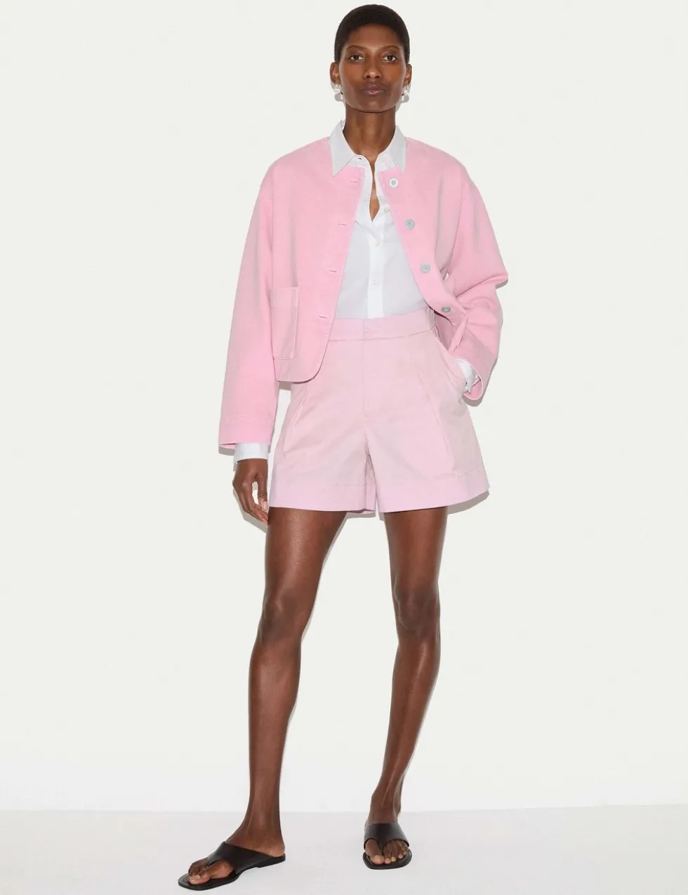 Cotton Rich Pleat Front Chino Shorts