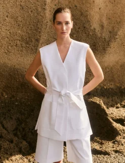 Cotton Rich Pleat Front Tailored Shorts
