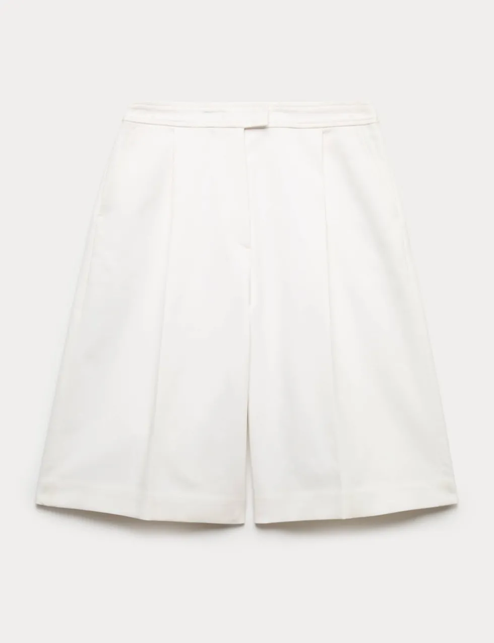 Cotton Rich Pleat Front Tailored Shorts