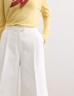 Cotton Rich Pleat Front Tailored Shorts