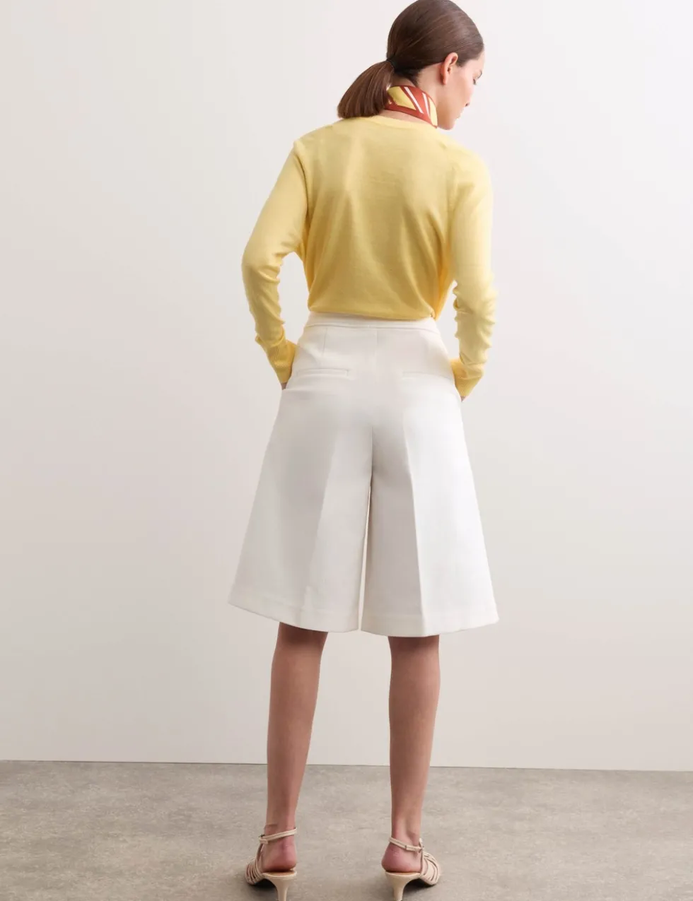 Cotton Rich Pleat Front Tailored Shorts