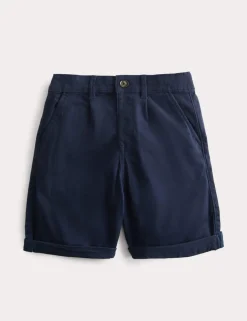 Cotton Rich Pleated Chino Shorts (2-10 Yrs)