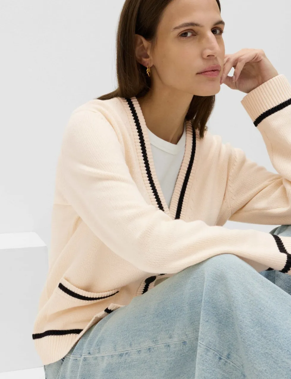 Cotton Rich Pocket Detail Cardigan