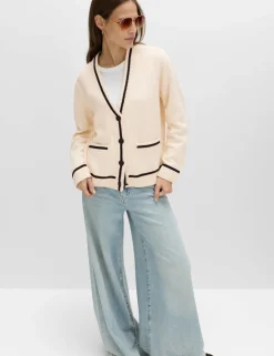 Cotton Rich Pocket Detail Cardigan
