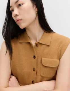 Cotton Rich Pocket Knitted Waistcoat