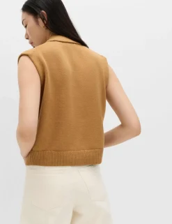 Cotton Rich Pocket Knitted Waistcoat