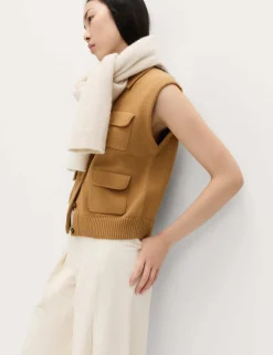 Cotton Rich Pocket Knitted Waistcoat
