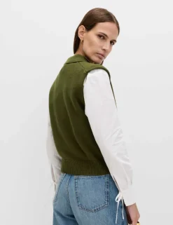 Cotton Rich Pocket Knitted Waistcoat