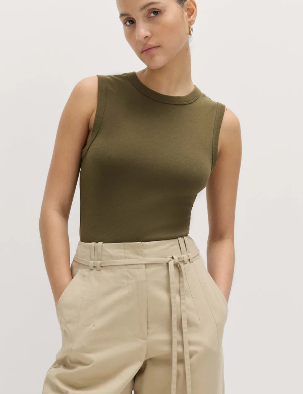 Cotton Rich Premium Slim Fit Tank Top