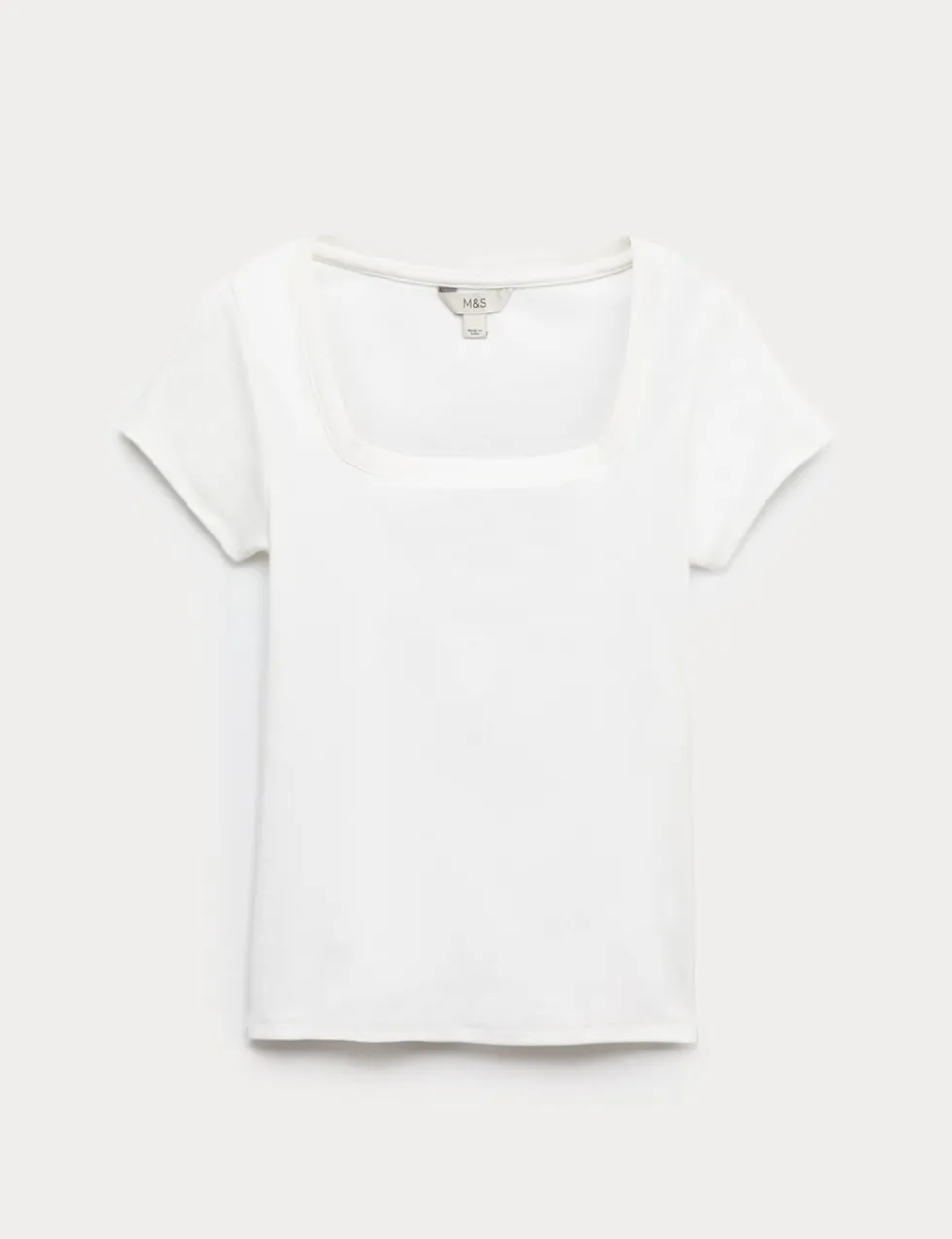 Cotton Rich Premium Square Neck Top