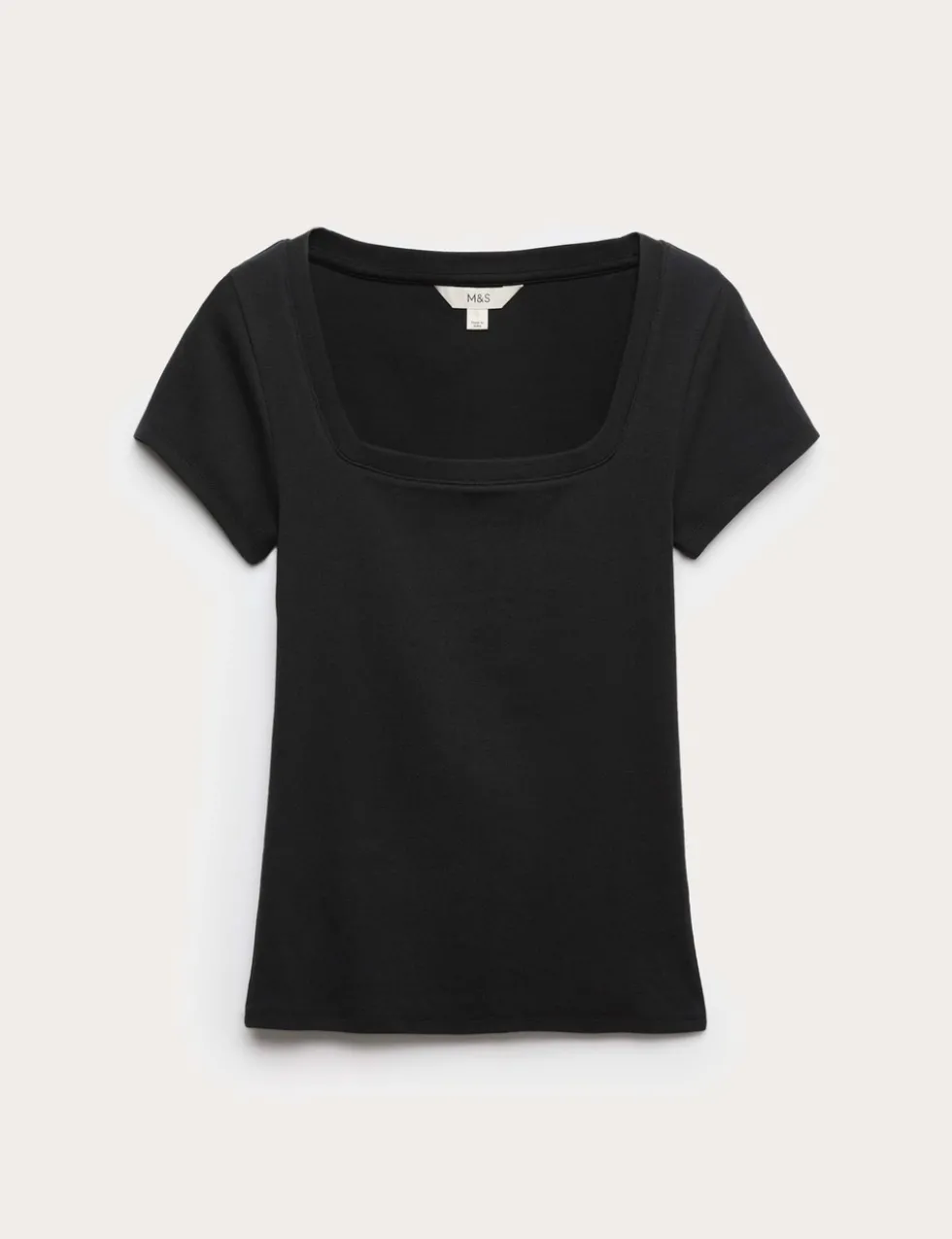 Cotton Rich Premium Square Neck Top