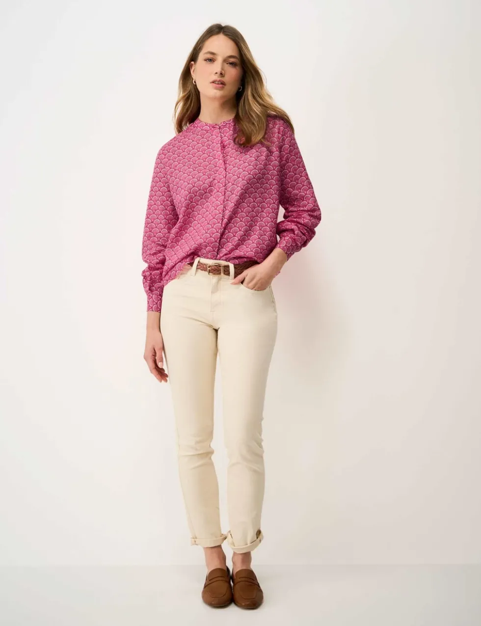 Cotton Rich Printed Blouse