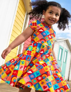 Cotton Rich Printed Dress (1-10 Yrs)