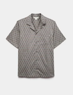 Cotton Rich Printed Pyjama Top