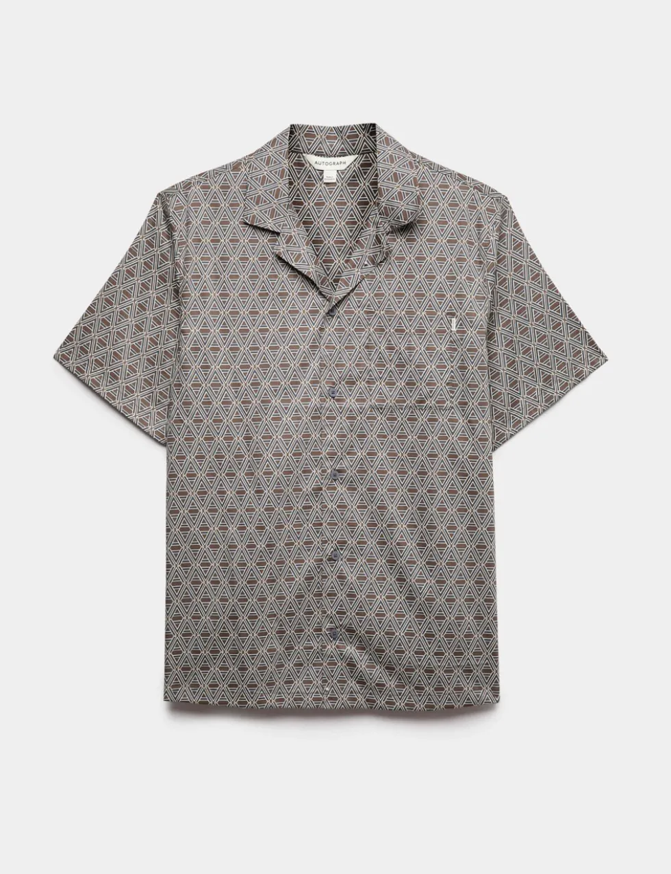 Cotton Rich Printed Pyjama Top