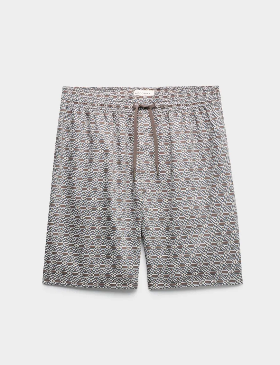 Cotton Rich Printed Pyjama Shorts