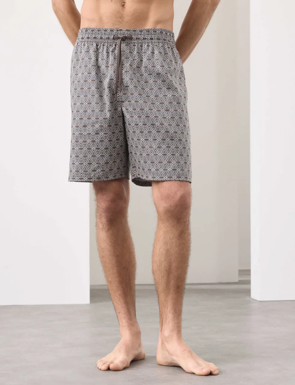 Cotton Rich Printed Pyjama Shorts