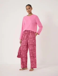 Cotton Rich Printed Pyjama Set