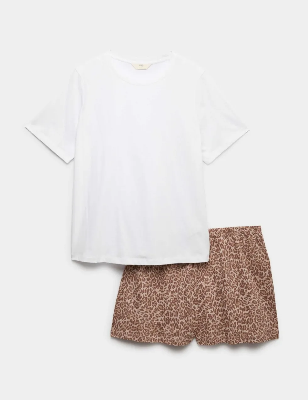 Cotton Rich Printed Shortie Set