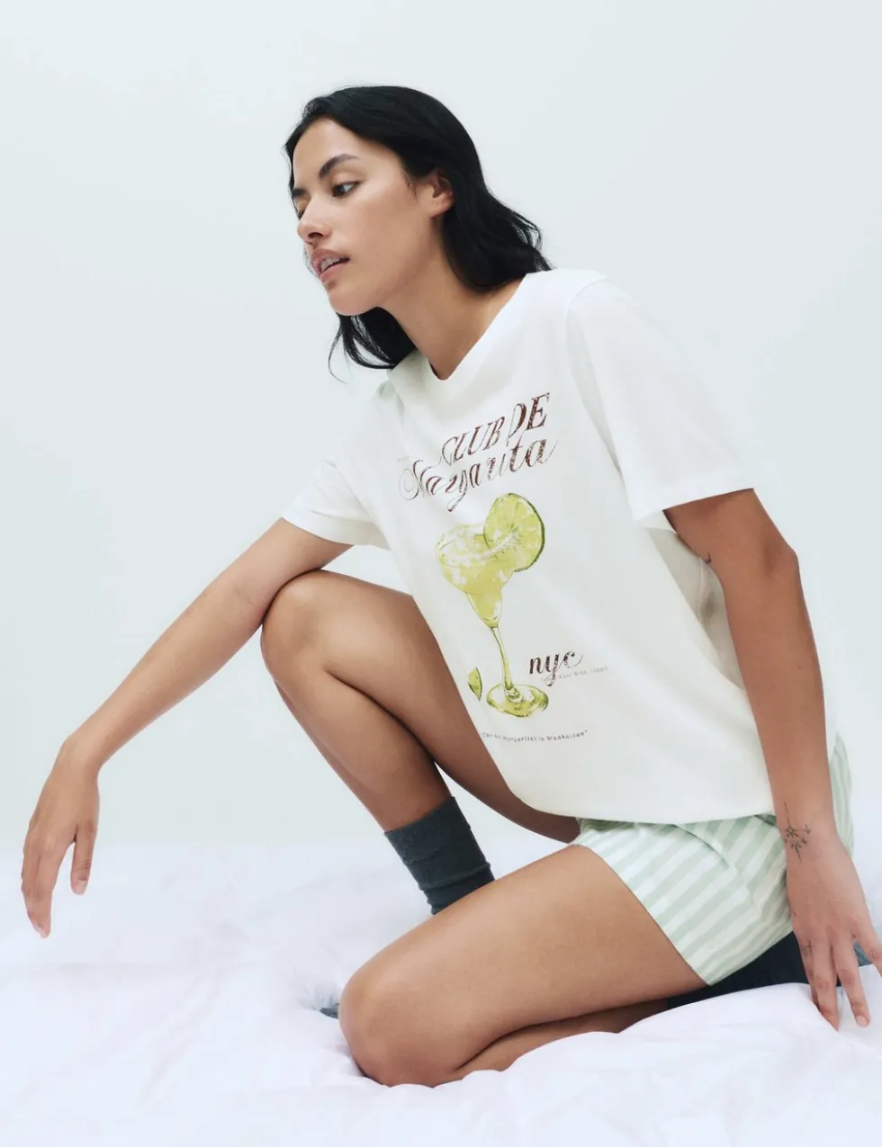Cotton Rich Printed Shortie Set