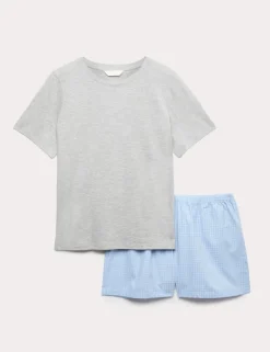 Cotton Rich Printed Shortie Set