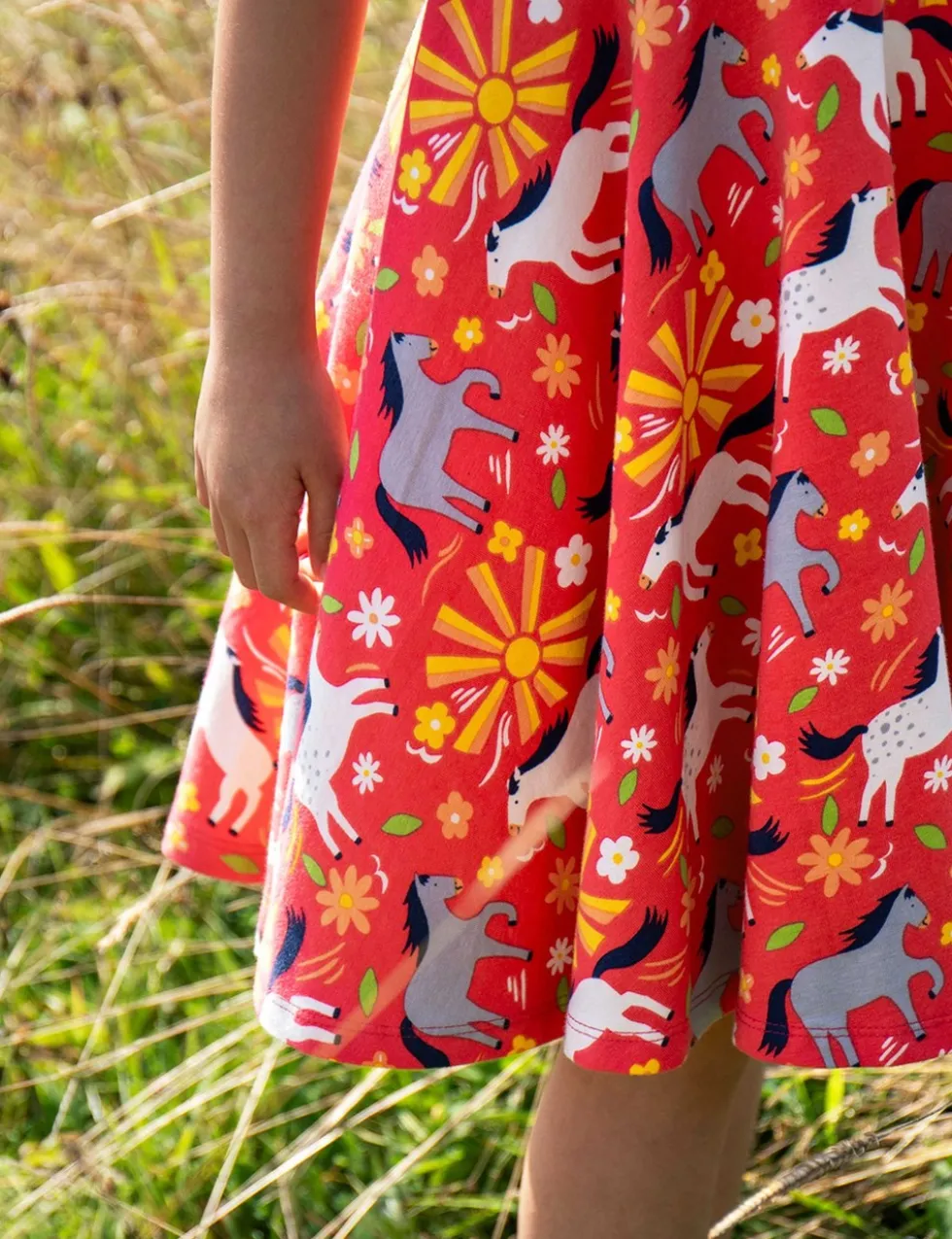 Cotton Rich Printed Skater Dress (1-12 Yrs)